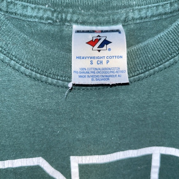 vintage Y2K Ohio University Bobcats Green Shirt S Jerzees tag NCAA College - Picture 4 of 4